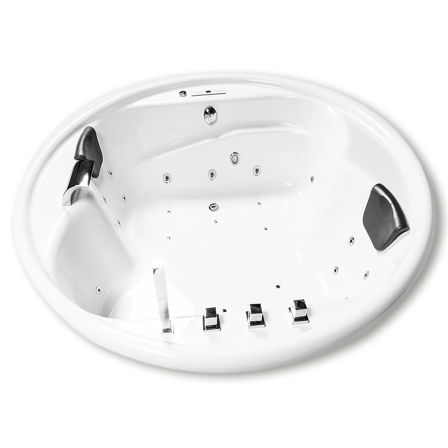 Caribia Vidal Premium Whirlpool 182 x 182 cm ohne Schürze, rund Bild 4