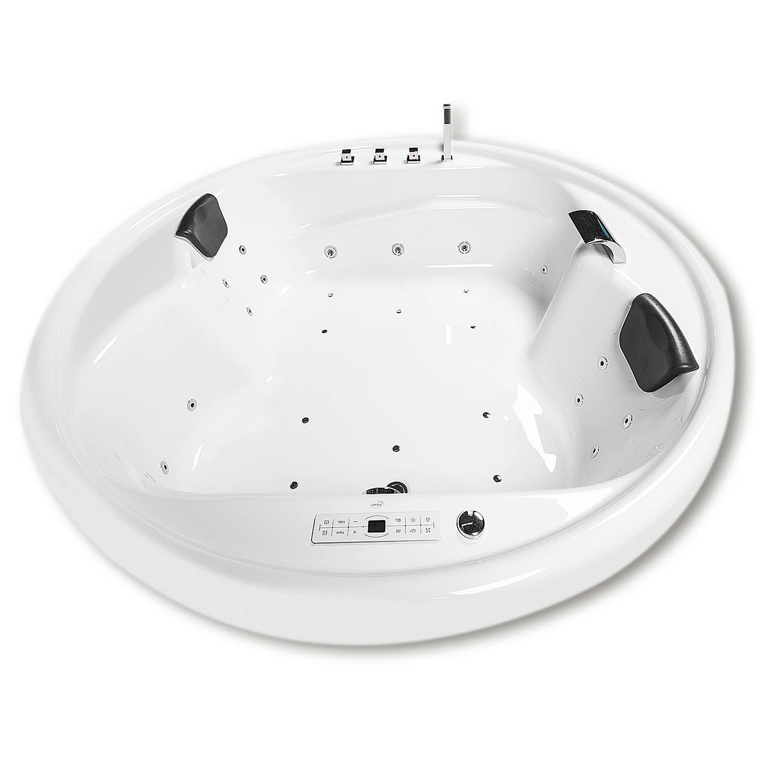 Caribia Vidal Premium Whirlpool 182 x 182 cm ohne Schürze, rund Bild 7