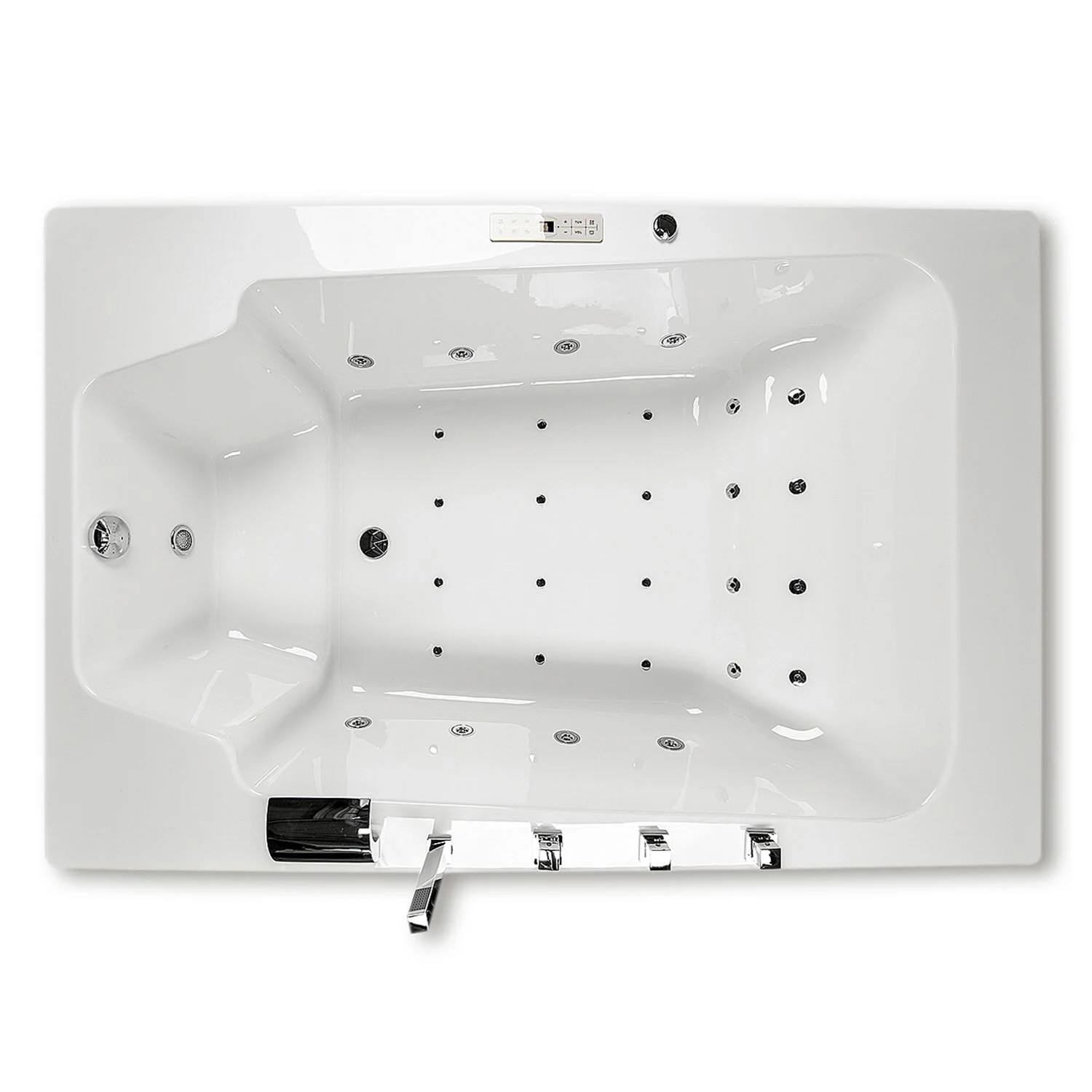 Caribia Classic Premium Whirlpool 190 x 120 cm mit Schürze Bild 2