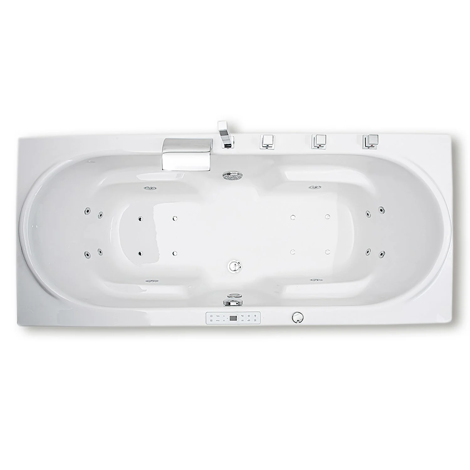 Caribia Komfort Premium Whirlpool 177 x 78 cm mit Schürze Bild 3