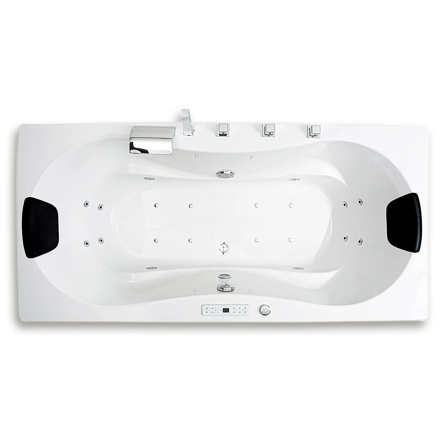 Caribia Trento Premium Whirlpool 190 x 90 cm ohne Schürze