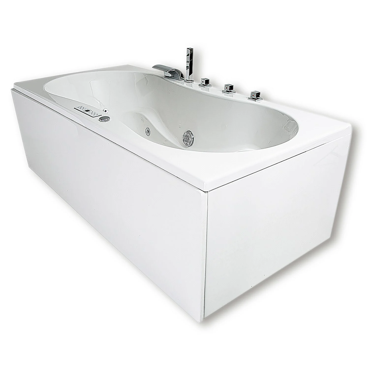 Caribia Trento Premium Whirlpool 190 x 90 cm ohne Schürze Bild 2