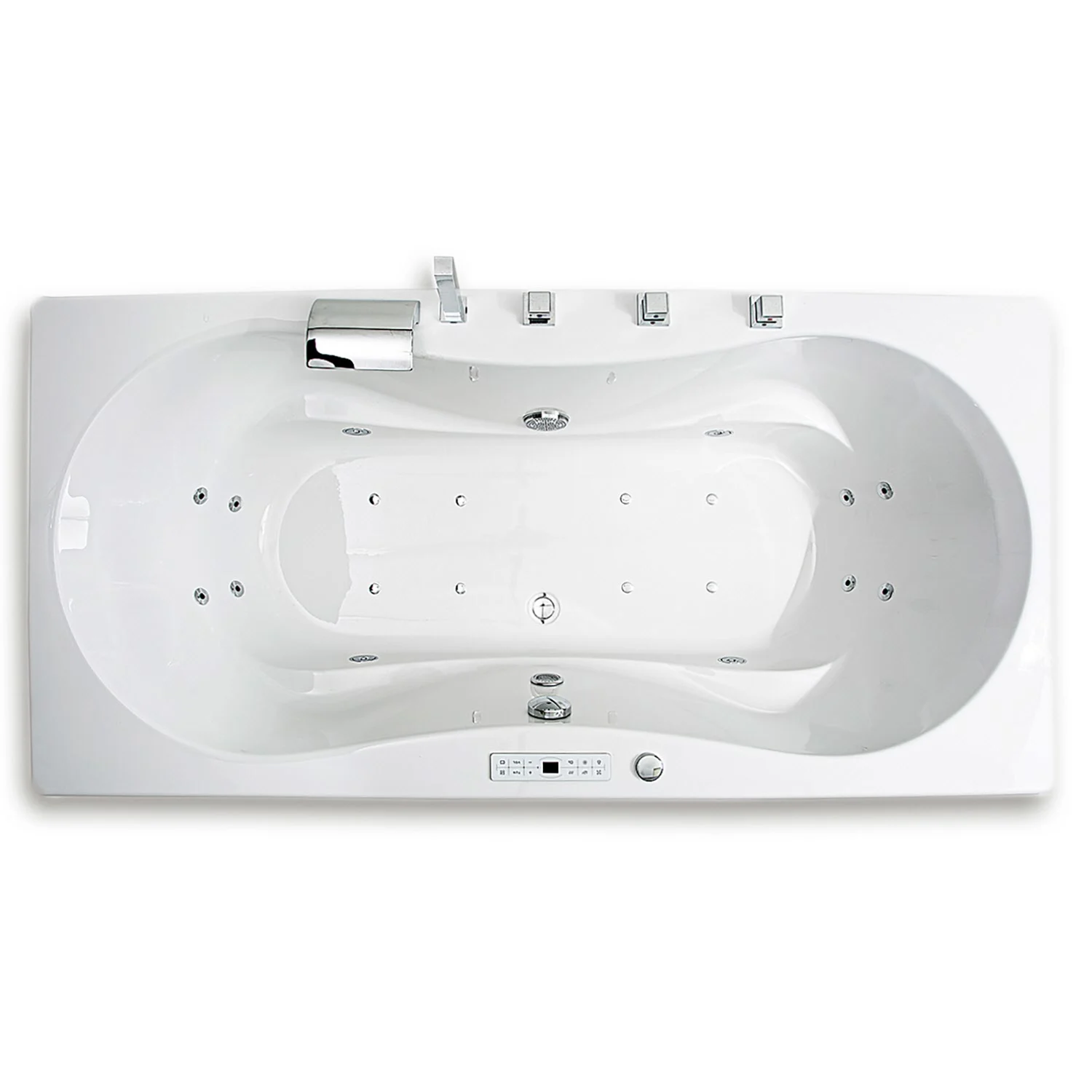 Caribia Trento Premium Whirlpool 190 x 90 cm mit Schürze Bild 3