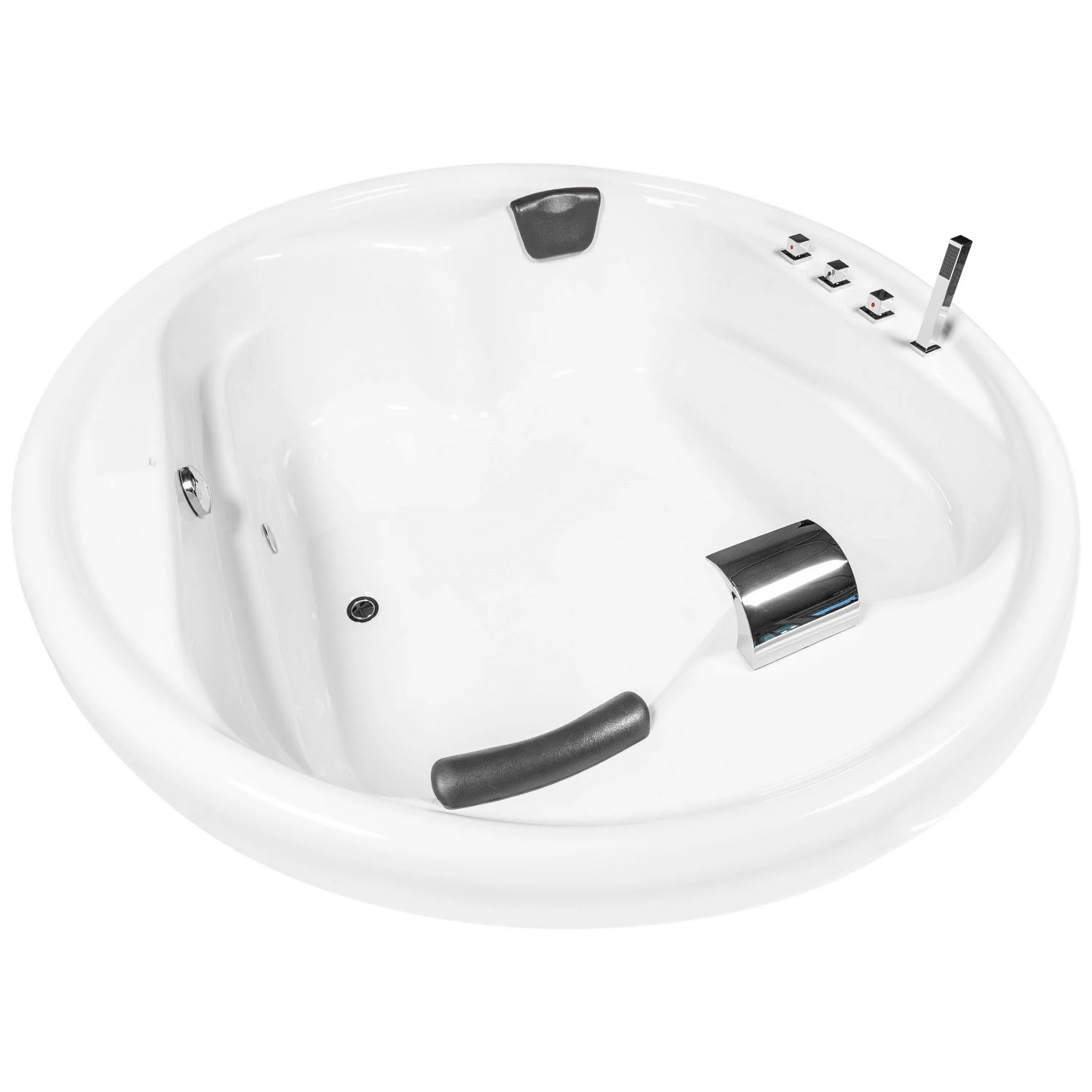 Caribia Vidal Premium Badewanne 182 x 182 cm, rund, ohne Schürze Bild 2