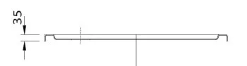 Caribia Eckdusche Floorline 90 x 100 x 3 rechts Radius 55 Bild 3