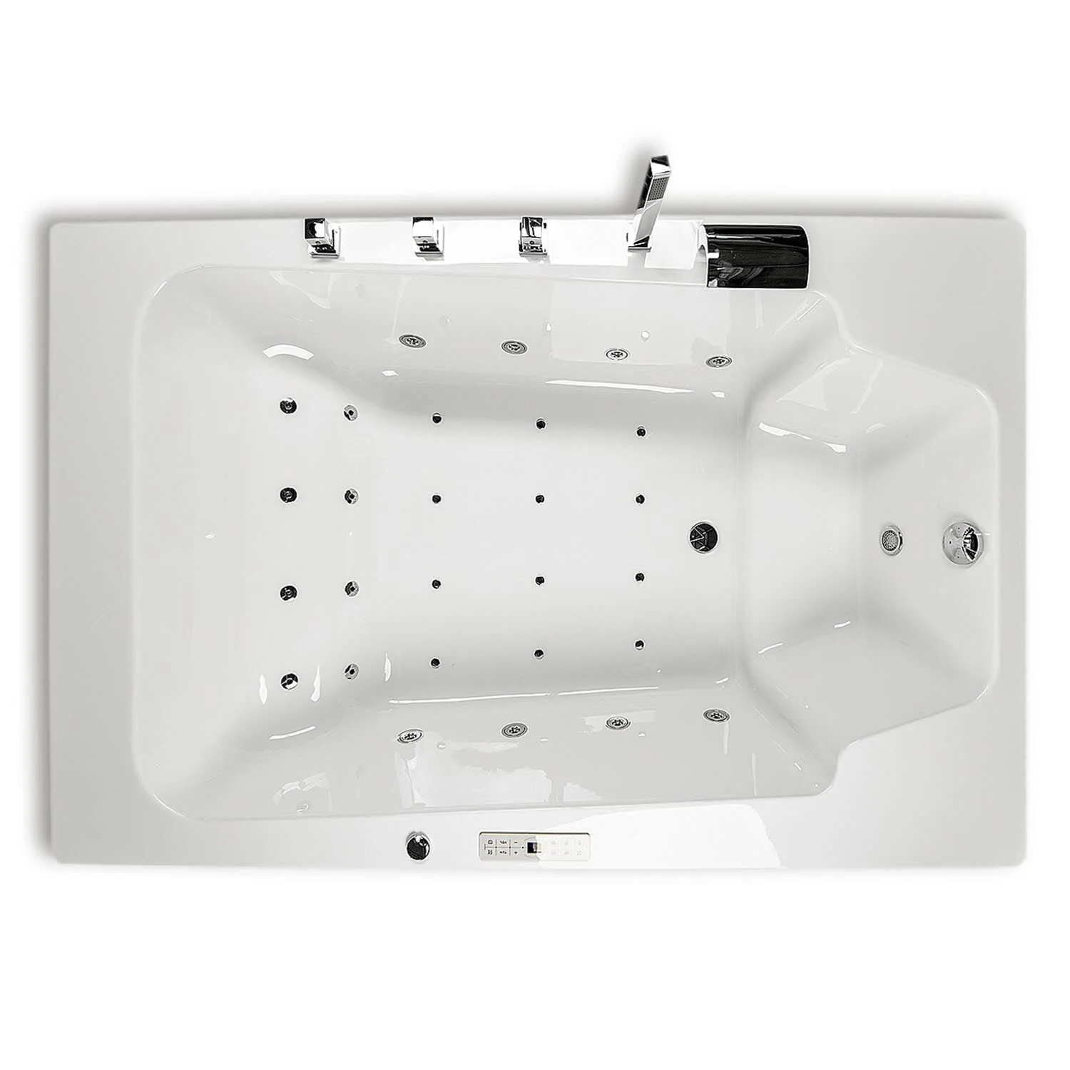 Caribia Classic Premium Whirlpool 190 x 120 cm ohne Schürze