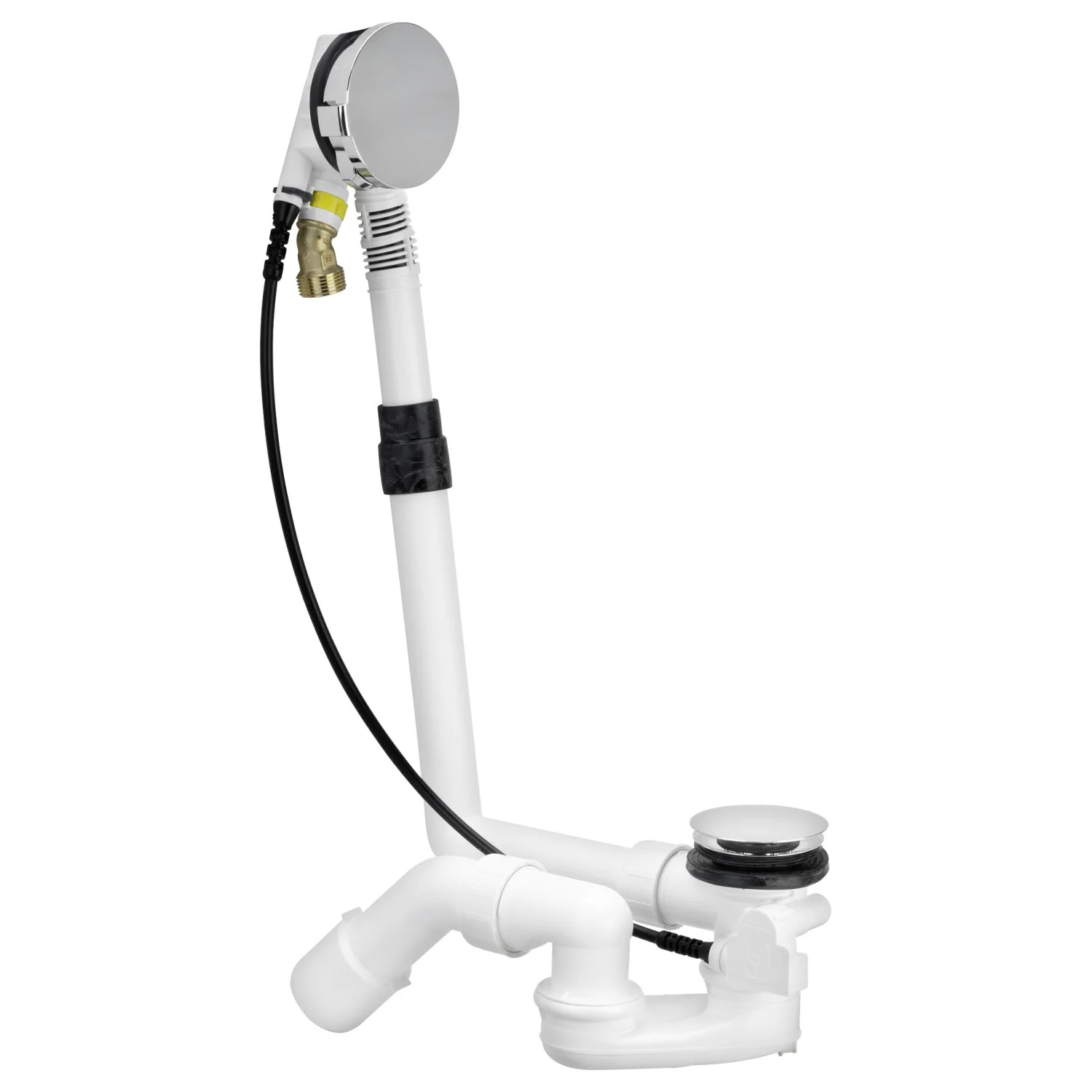 Caribia Multiplex-Trio MT5 Badewannen Ab-, Ein- und Überlaufgarnitur, Normallänge