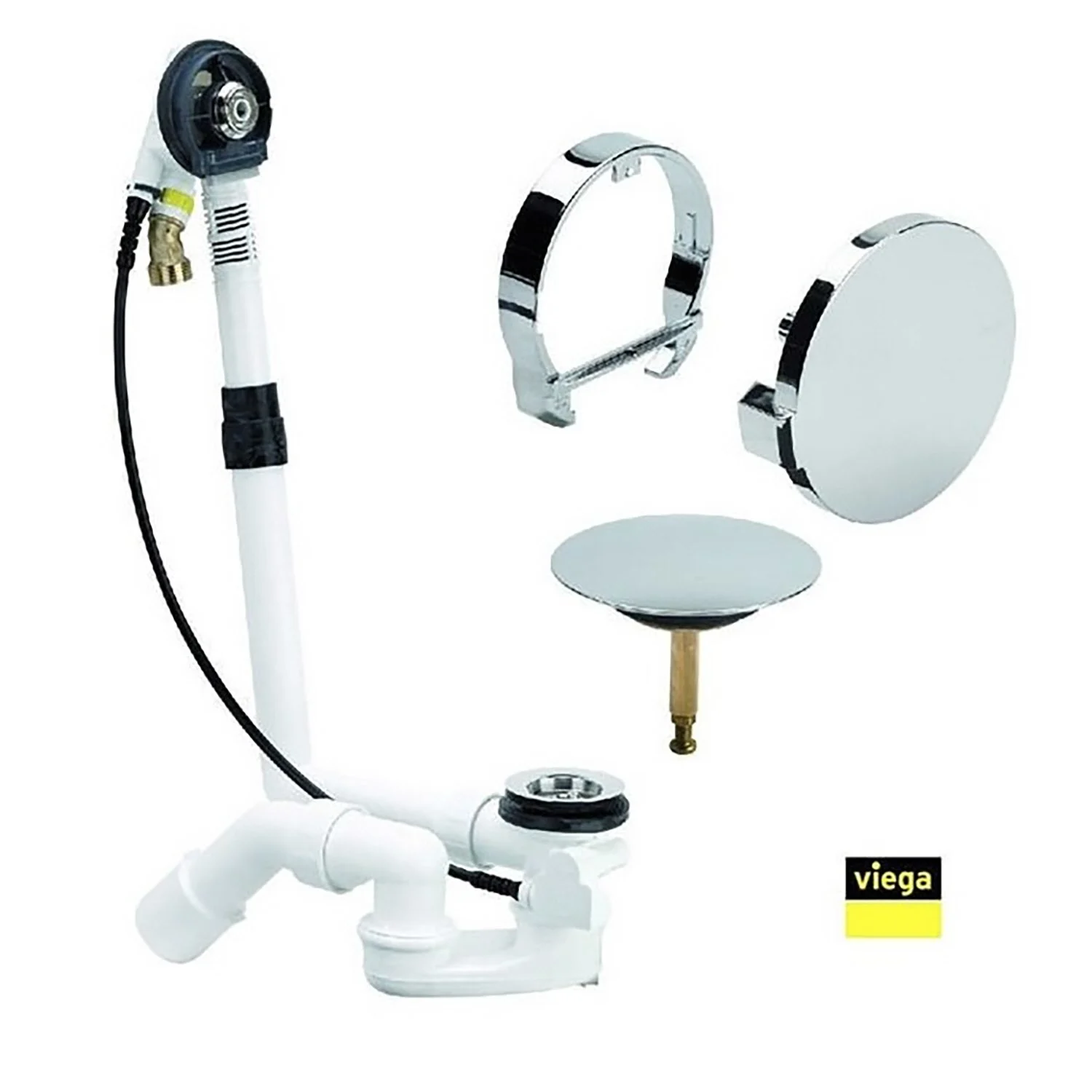 Caribia Multiplex-Trio MT5 Badewannen Ab-, Ein- und Überlaufgarnitur, Normallänge Bild 2