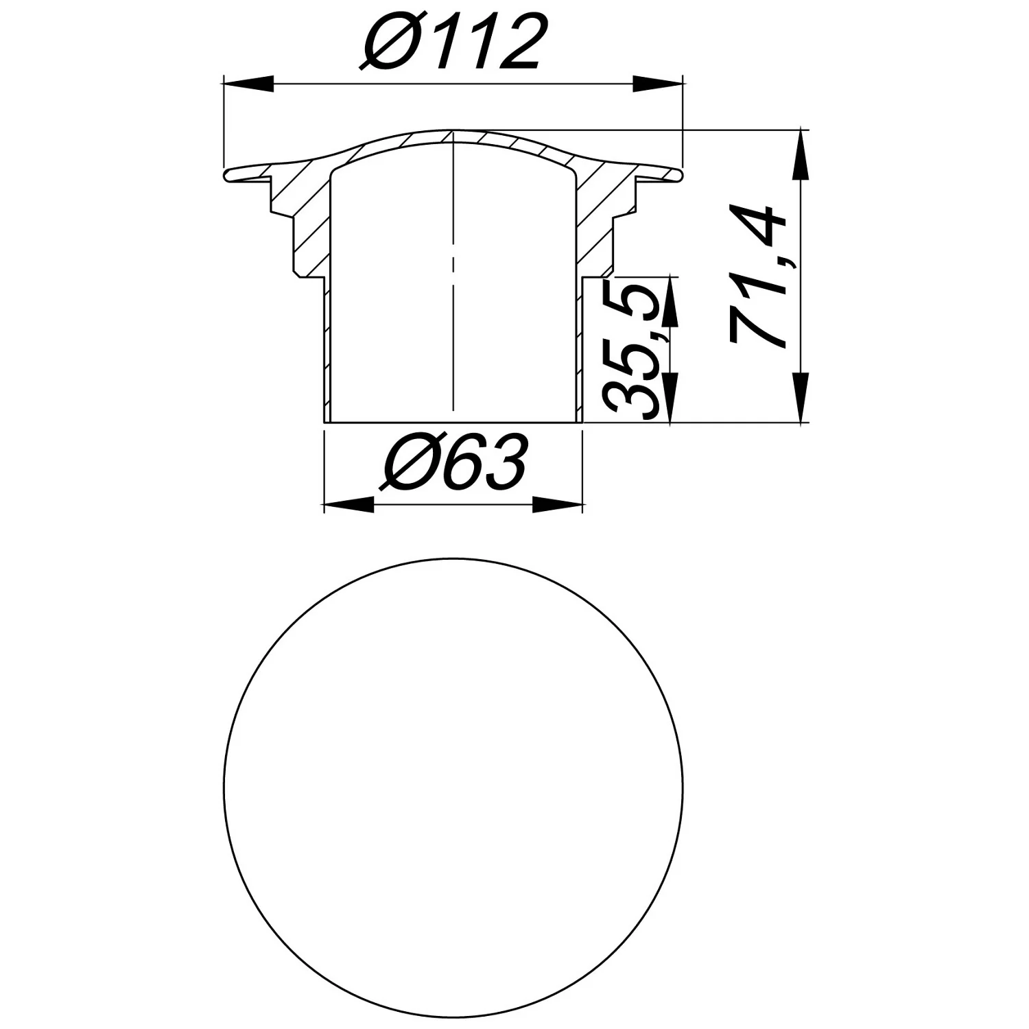 Dallmer ORIO 1 Abdeckhaube Bild 2
