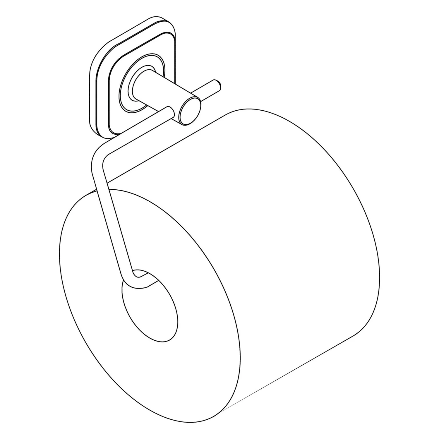delphis base pro Papierhalter ohne Deckel