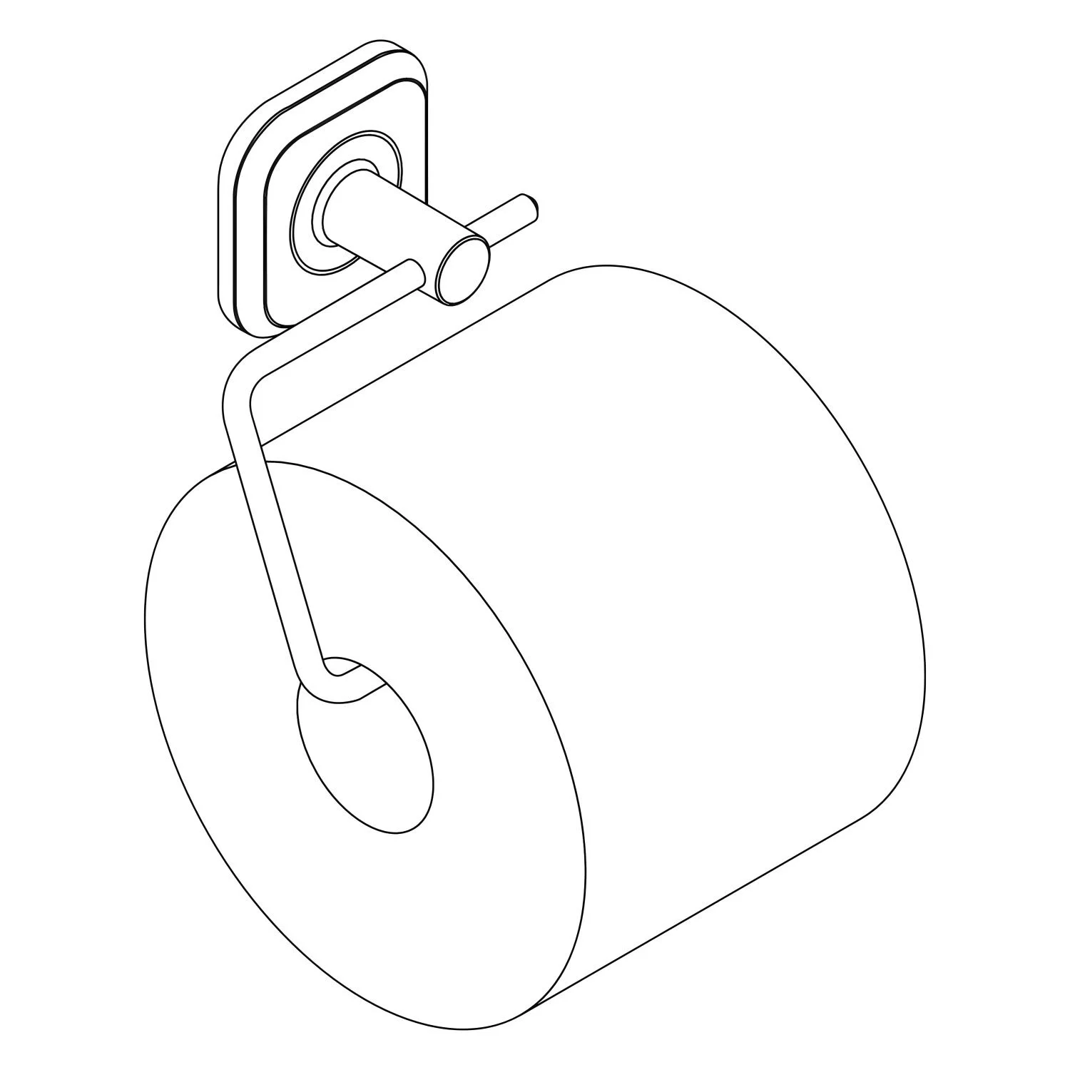 delphis base pro Papierhalter ohne Deckel Bild 2