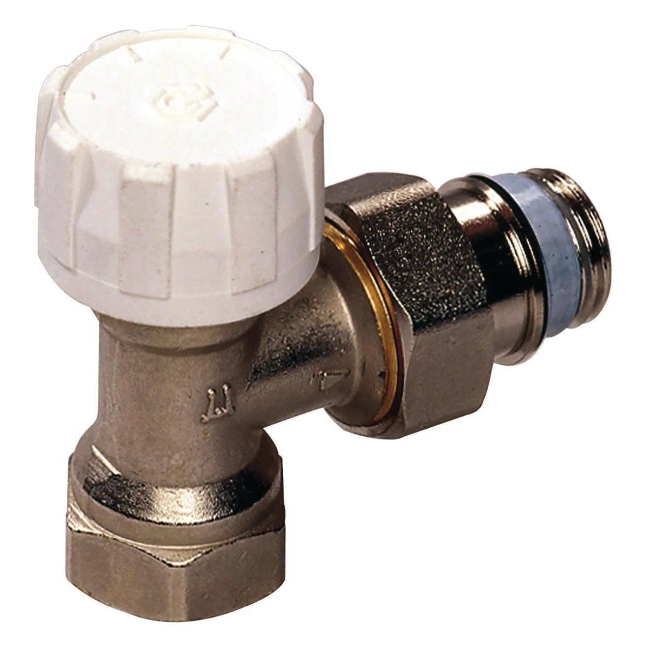 base pro Thermostatventil-Unterteil Eckform DN 15, Baulänge 58mm
