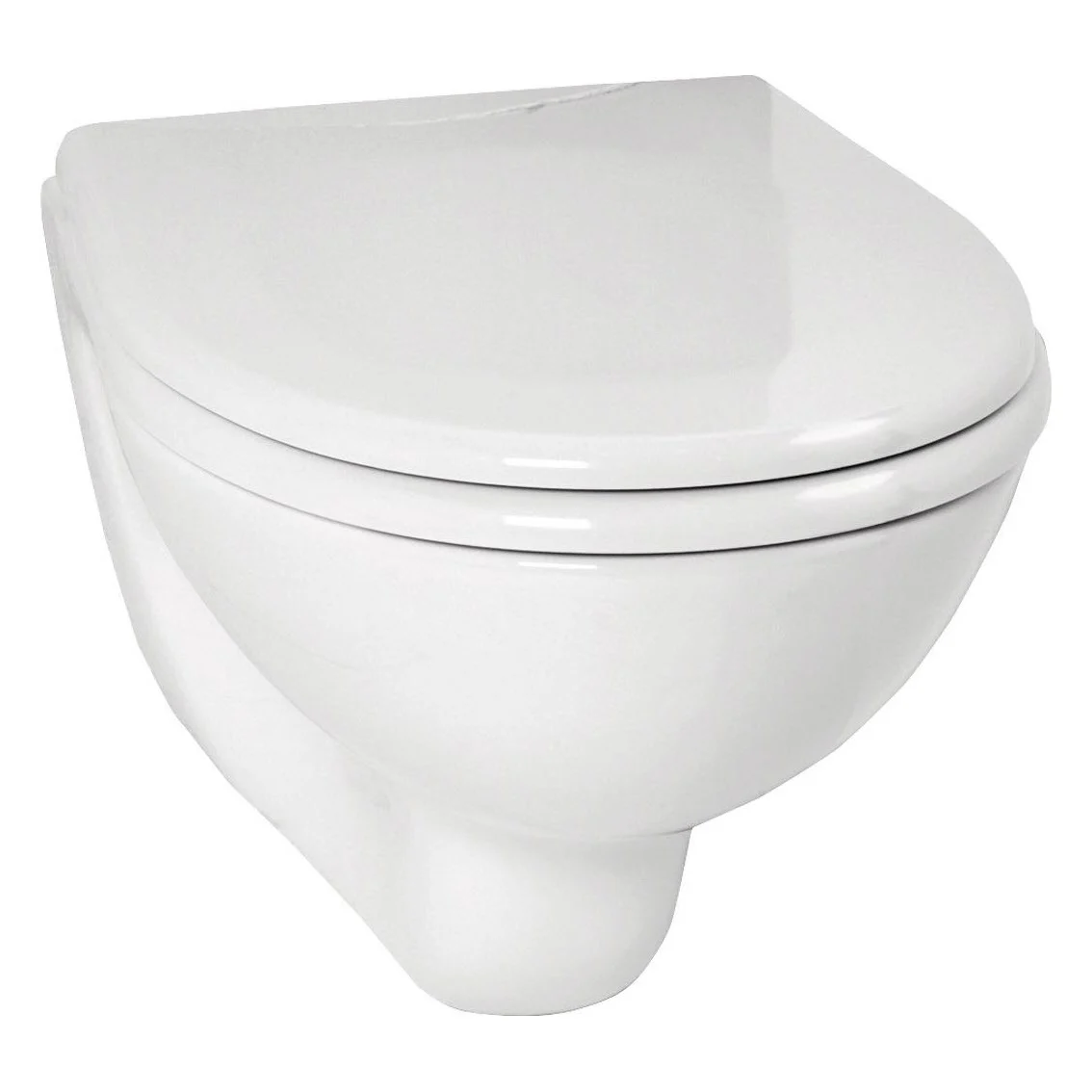 base pro Wand-Tiefspülklosett COMPACT weiß Hygiene Glasur