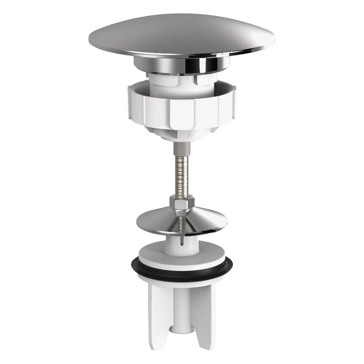 delphisXpert Push open Kartusche p für Ablaufgarnitur INEO FLUX 7000418140 chr