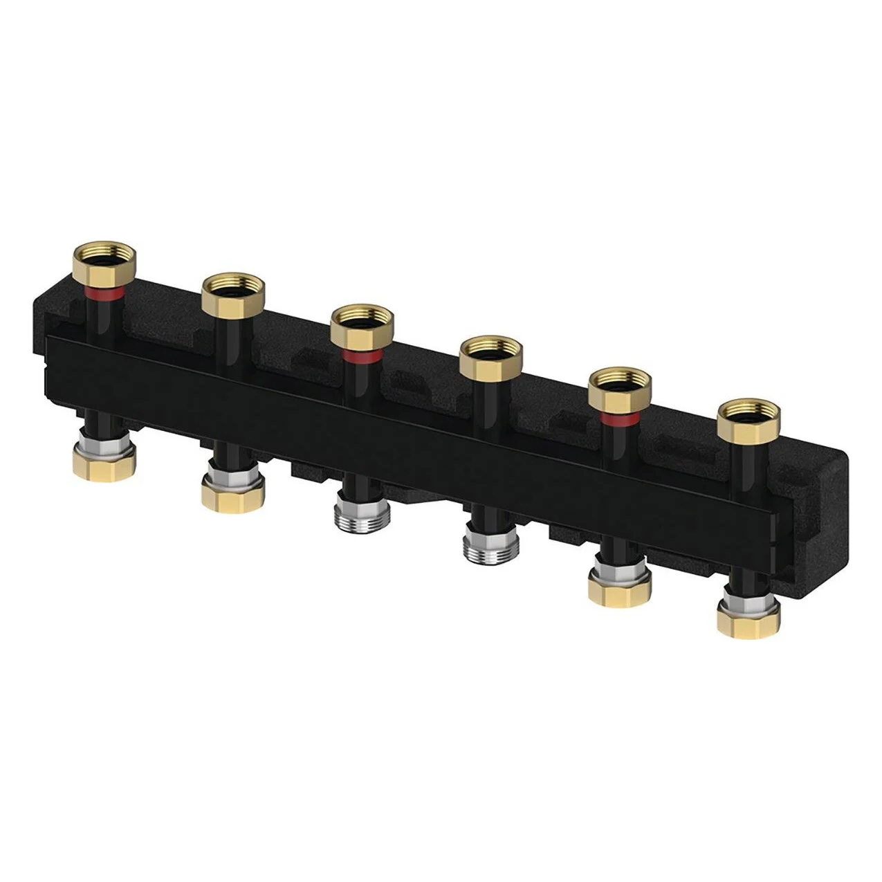 delphisXpert Verteilerbalken DN 25 3f Anschlüsse:6 oben/6 unten AA126