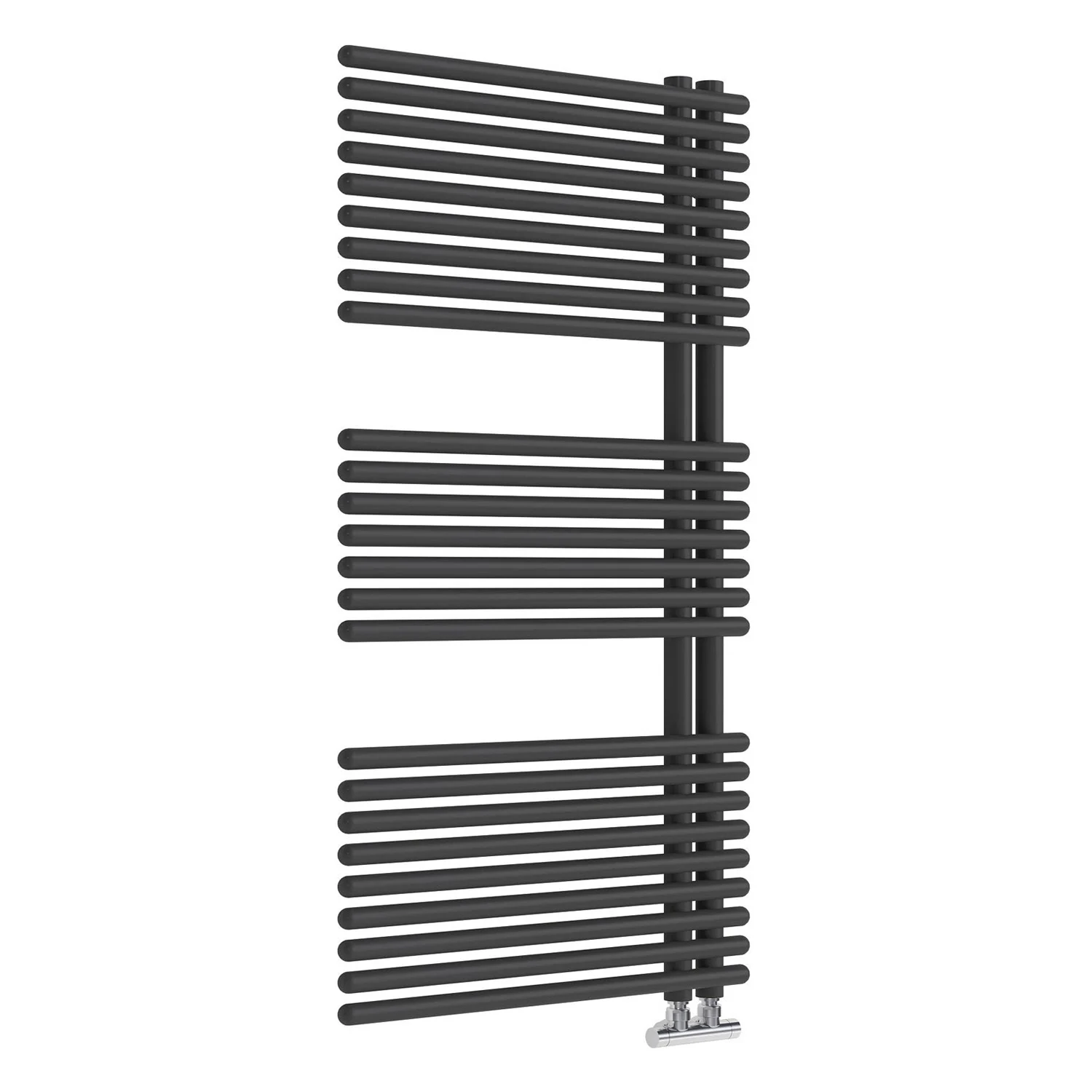delphis midnight Design-Badheizkörper 1132 x 600 mm Stahlrohre rund gerade