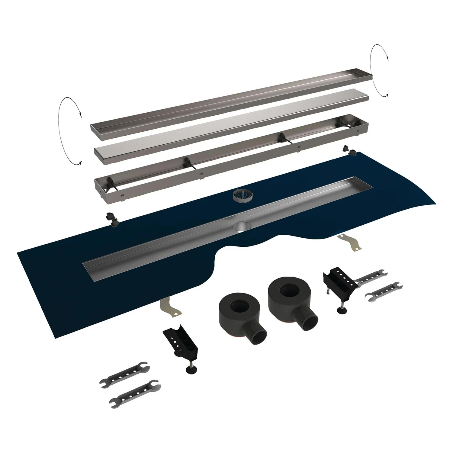delphis Duschrinne Länge 1000 mm befliesbar