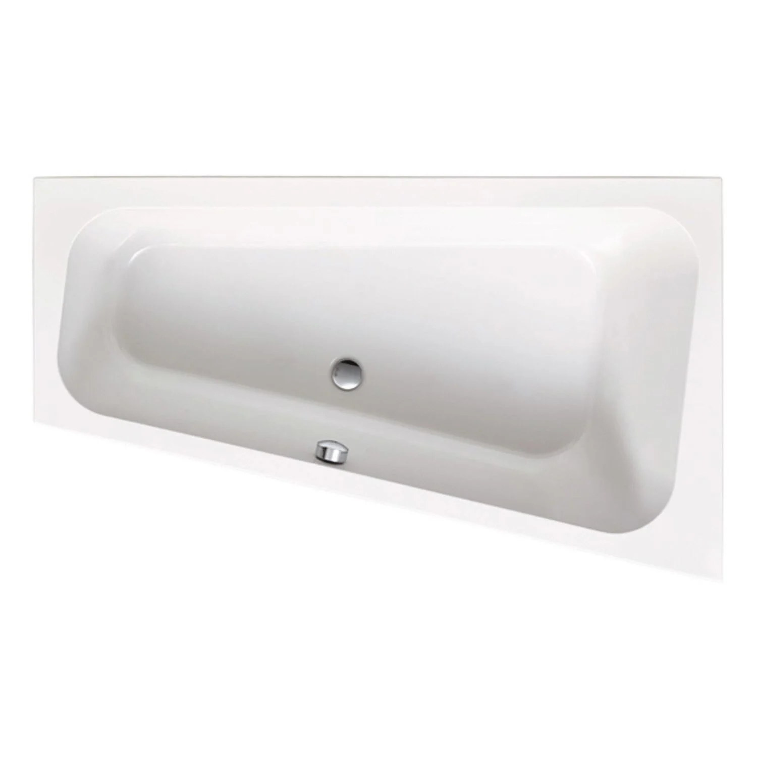 delphis living Trapezwanne Version rechts 1700 x 1000 x 450 mm, Nutzinhalt 230 l