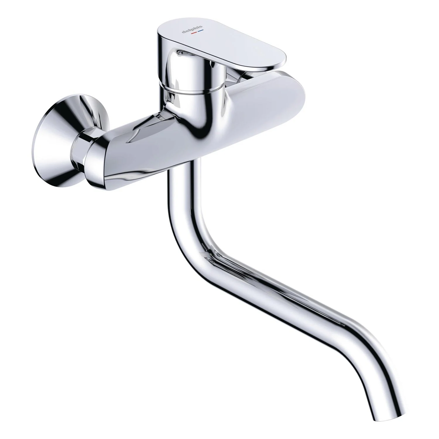 Spültisch-Einhandmischer 200mm chrom Hochdruck DELPHIS LIVING