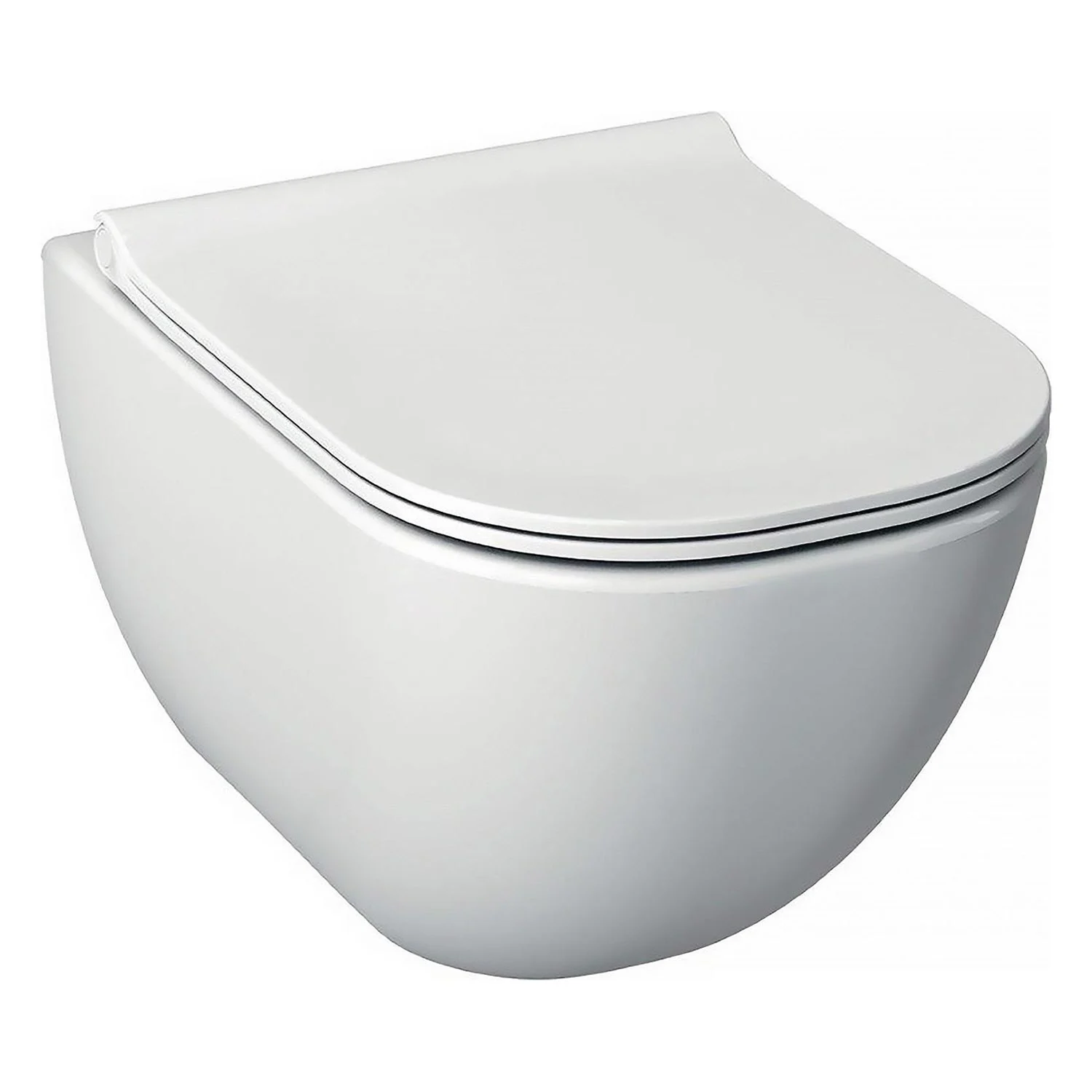 delphis unic Wand-Tiefspül-WC spülrandlos, ohne WC-Sitz, inkl. Befestigung