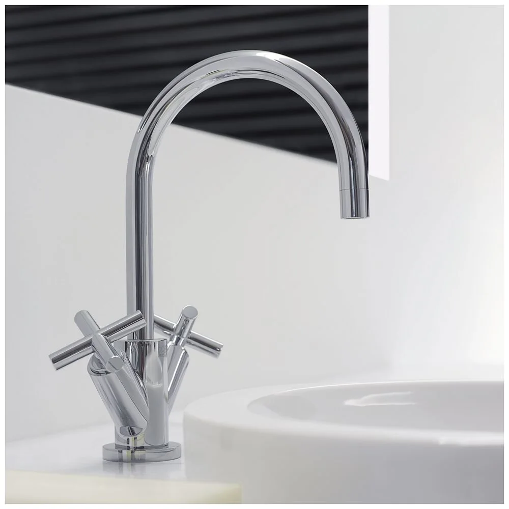 Dornbracht TARA Waschtisch-Einlochbatterie mit Ablaufgarnitur Bild 3