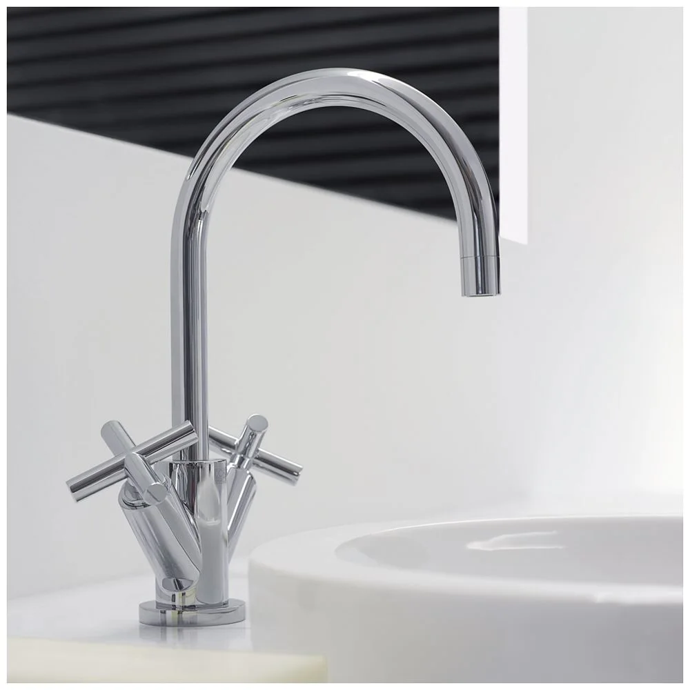 Dornbracht TARA Waschtisch-Einlochbatterie mit Ablaufgarnitur Bild 2