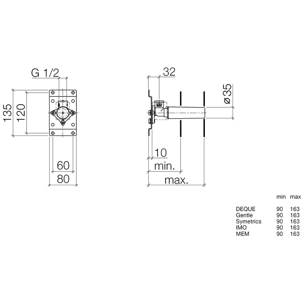 Dornbracht UP Wandwinkel Bild 2