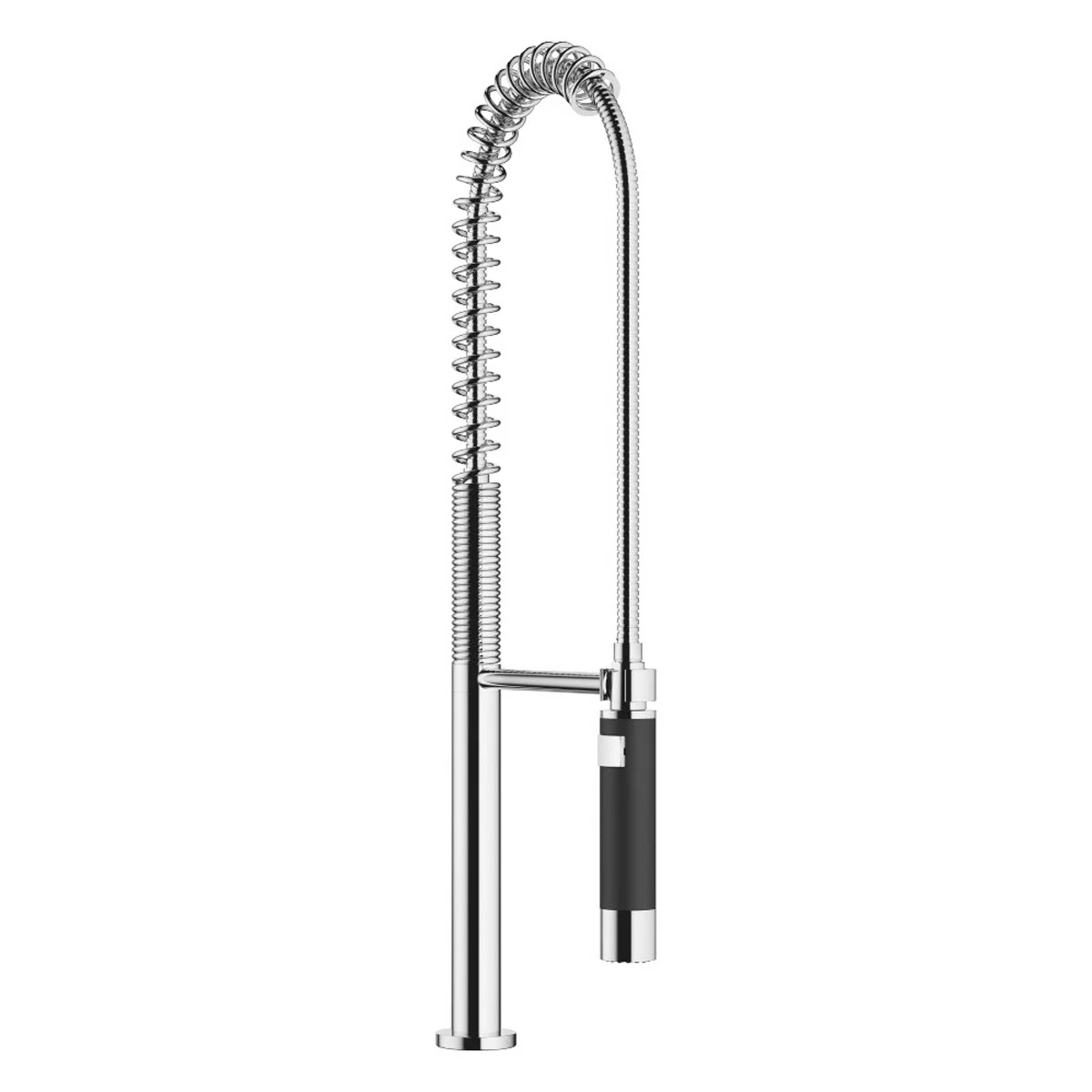 Natrysk kuchenny w wyglądzie chromu, widok z boku, Dornbracht