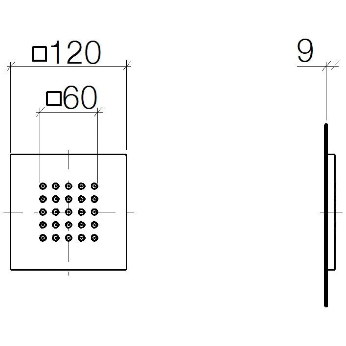 Dornbracht WaterPoints Unterputz-Seitenbrause Bild 3