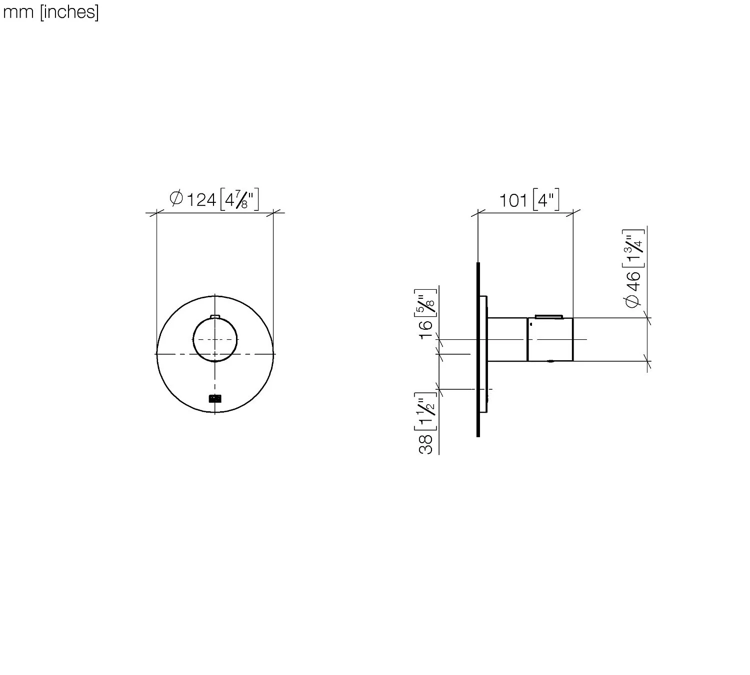 Dornbracht xTool UP-Thermostat ohne Mengenregulierung 3/4" Bild 2