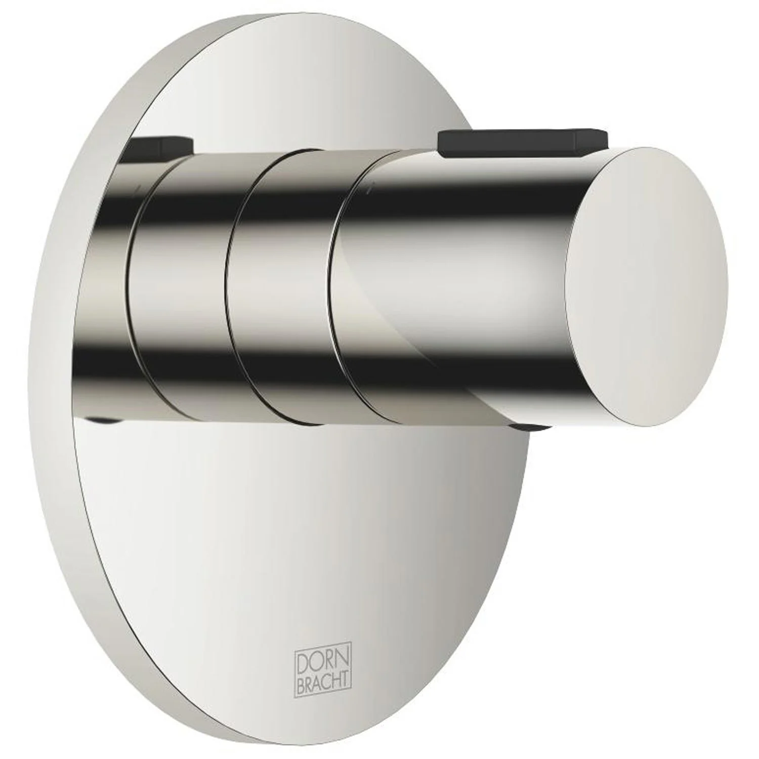 Chromowany termostat w widoku z boku, Dornbracht