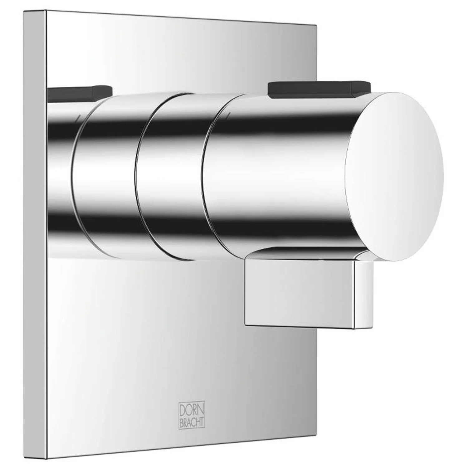 Chromowany termostat w widoku bocznym, Dornbracht