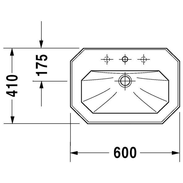 Duravit 1930 Waschtisch 60 cm Bild 2