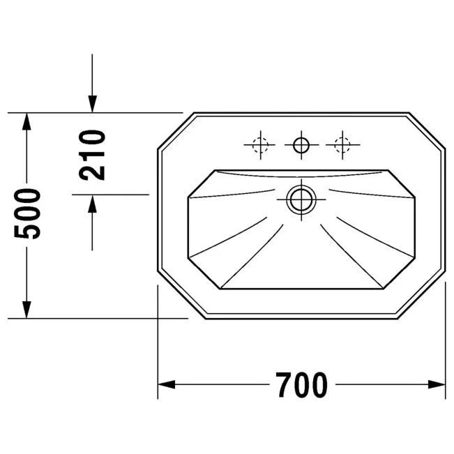 Duravit 1930 Waschtisch 70 cm Bild 2