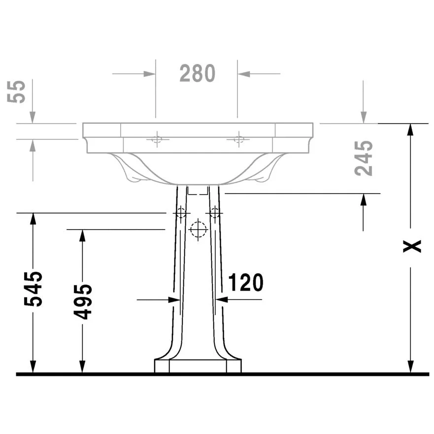 Duravit 1930 Standsäule Bild 2