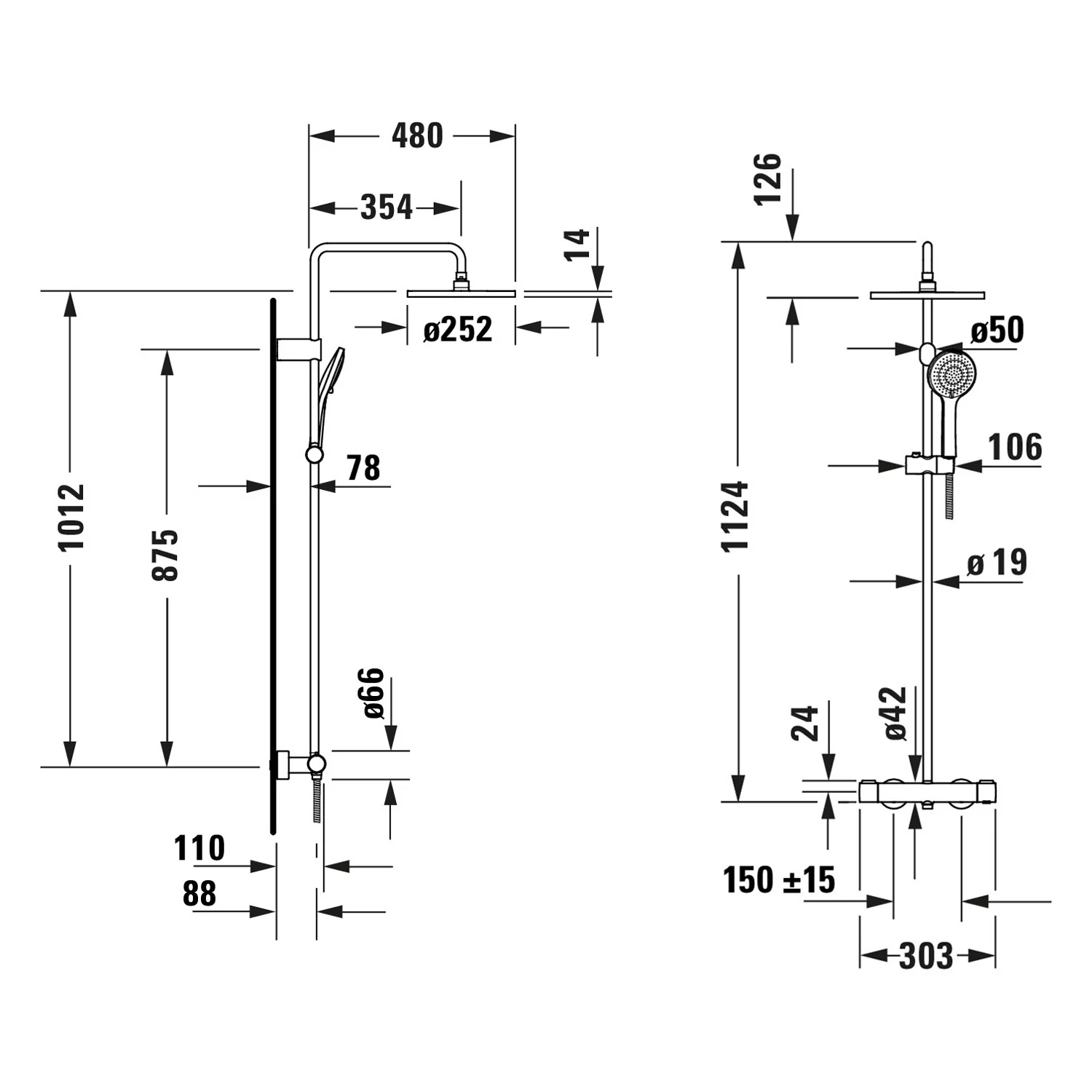 Duravit Shower System Duschsystem Bild 2
