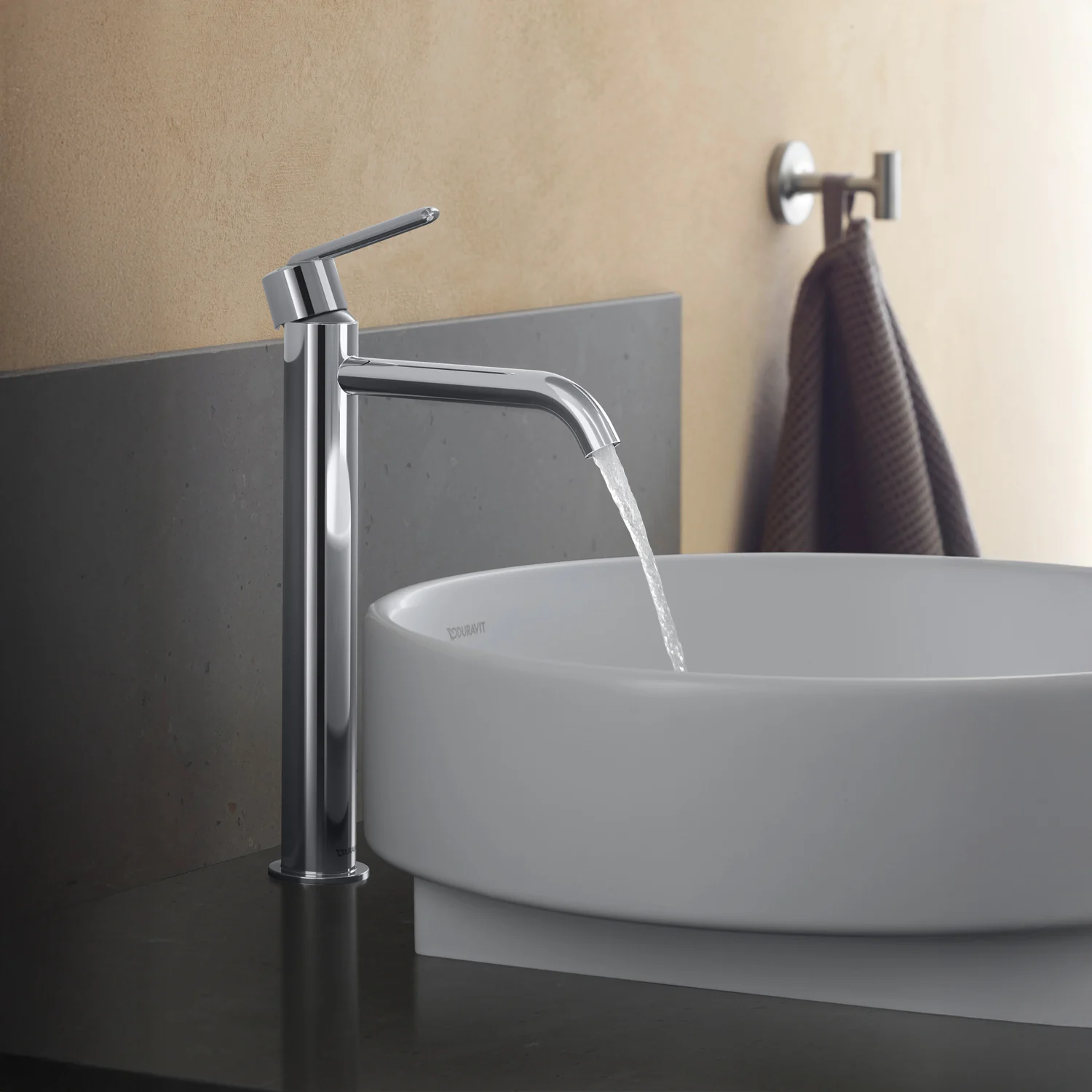 Duravit Balcoon Einhebel-Waschtischmischer XL mit FreshStart und MinusFlow Bild 3
