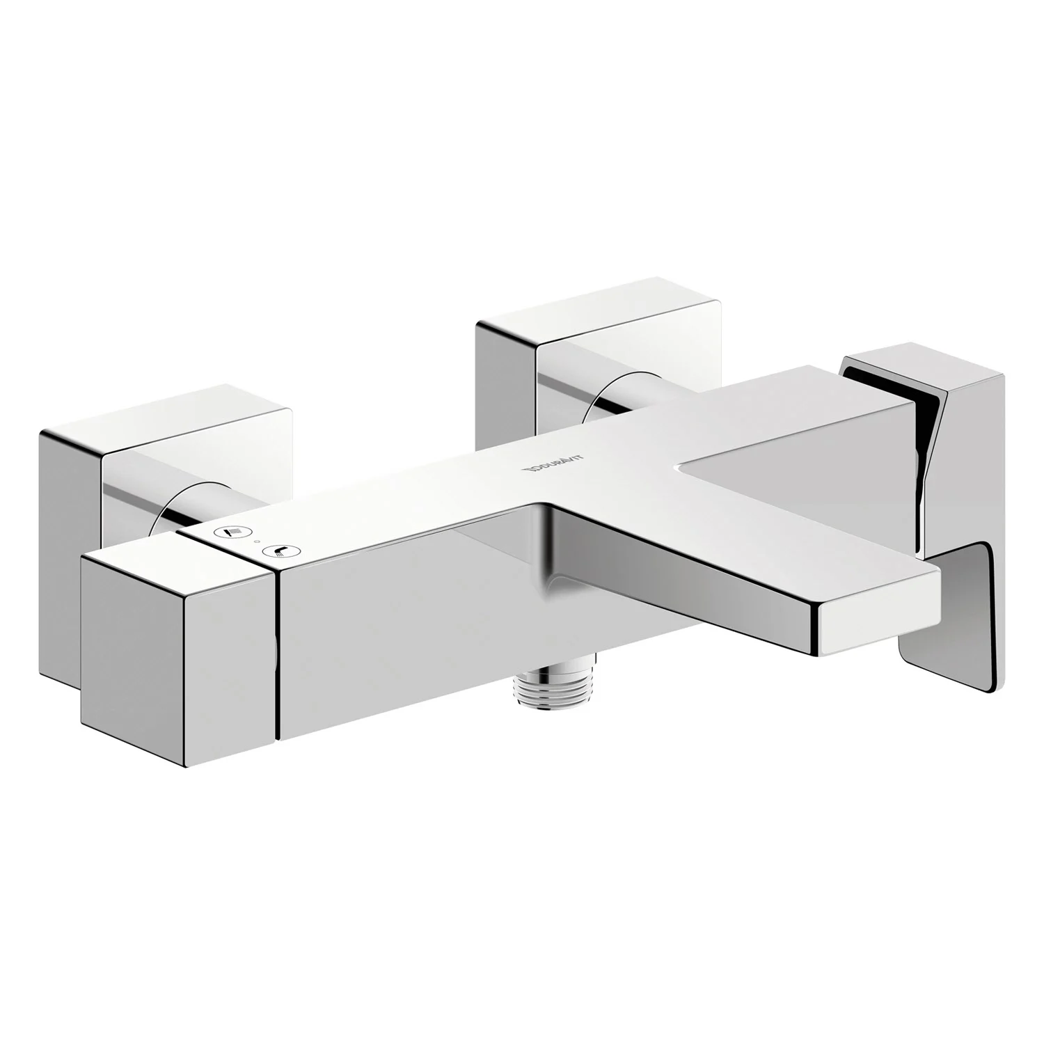 Chromowana bateria jednouchwytowa do wanny, Duravit