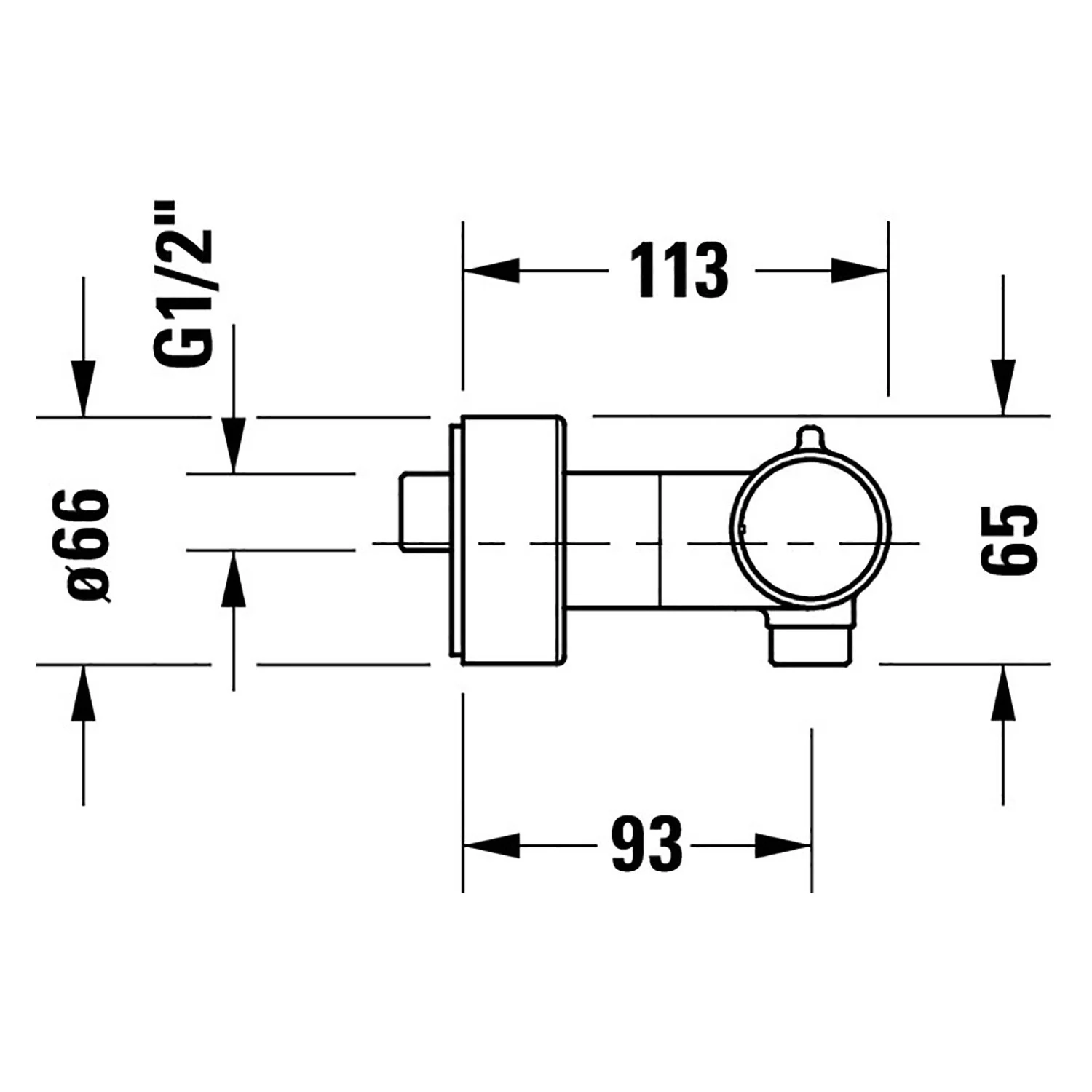Duravit Thermostatarmaturen Brausethermostat Aufputz Bild 4