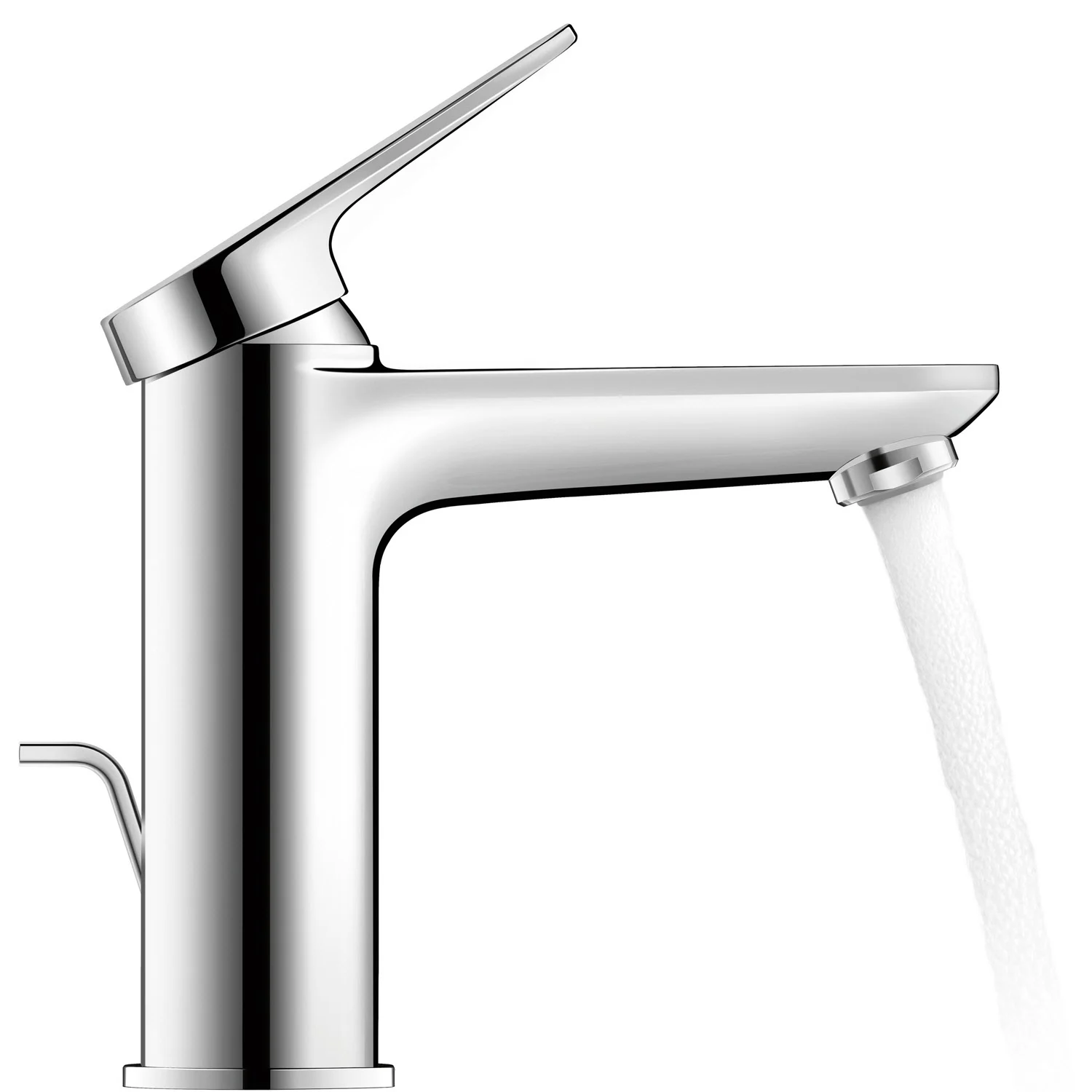Duravit Wave Einhebel-Waschtischarmatur M mit Zugstangen-Ablaufgarnitur Bild 3