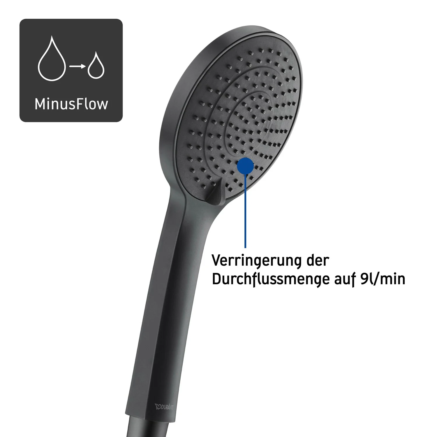 Duravit Brauseset 70 cm mit Handbrause 3jet 11 cm MinusFlow Bild 8