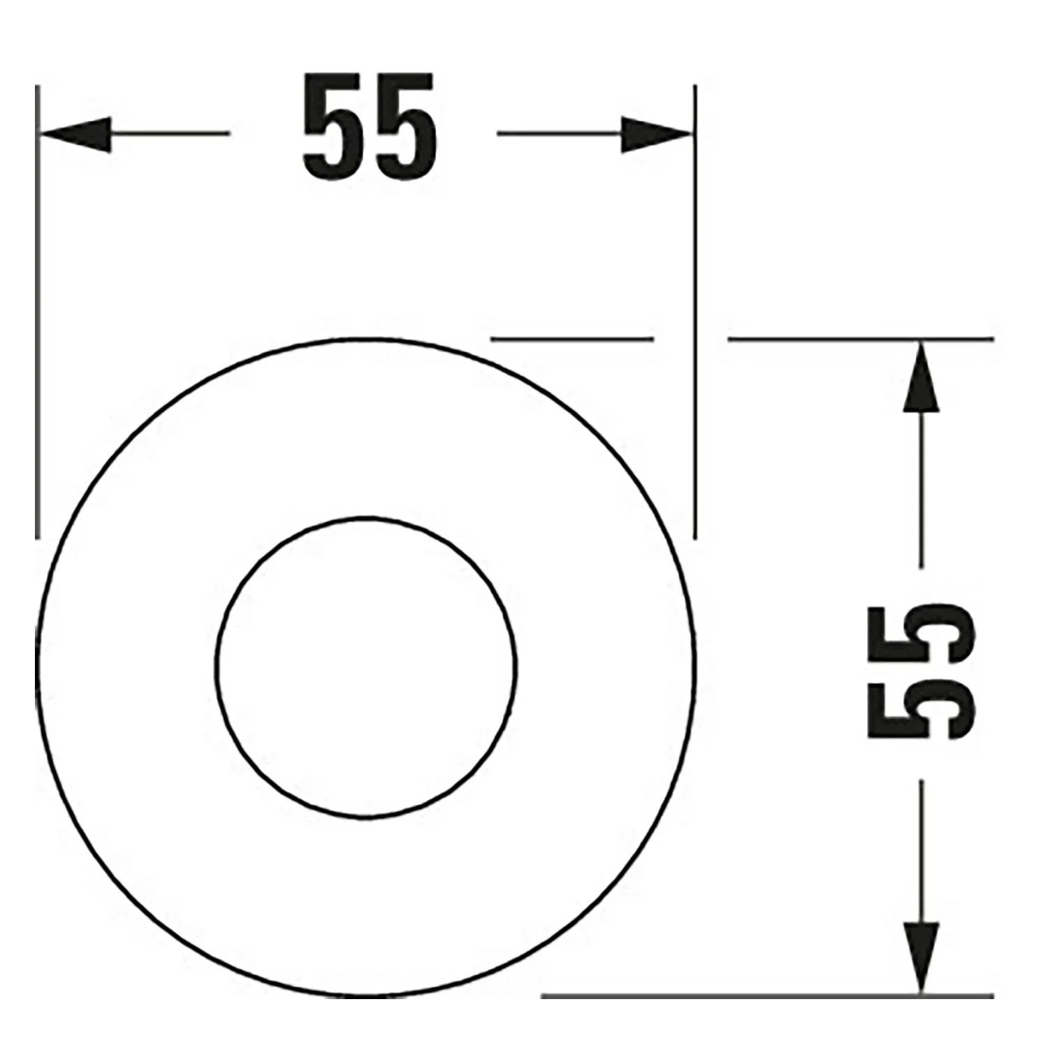 Duravit Brausehalter mit runder Rosette Bild 3