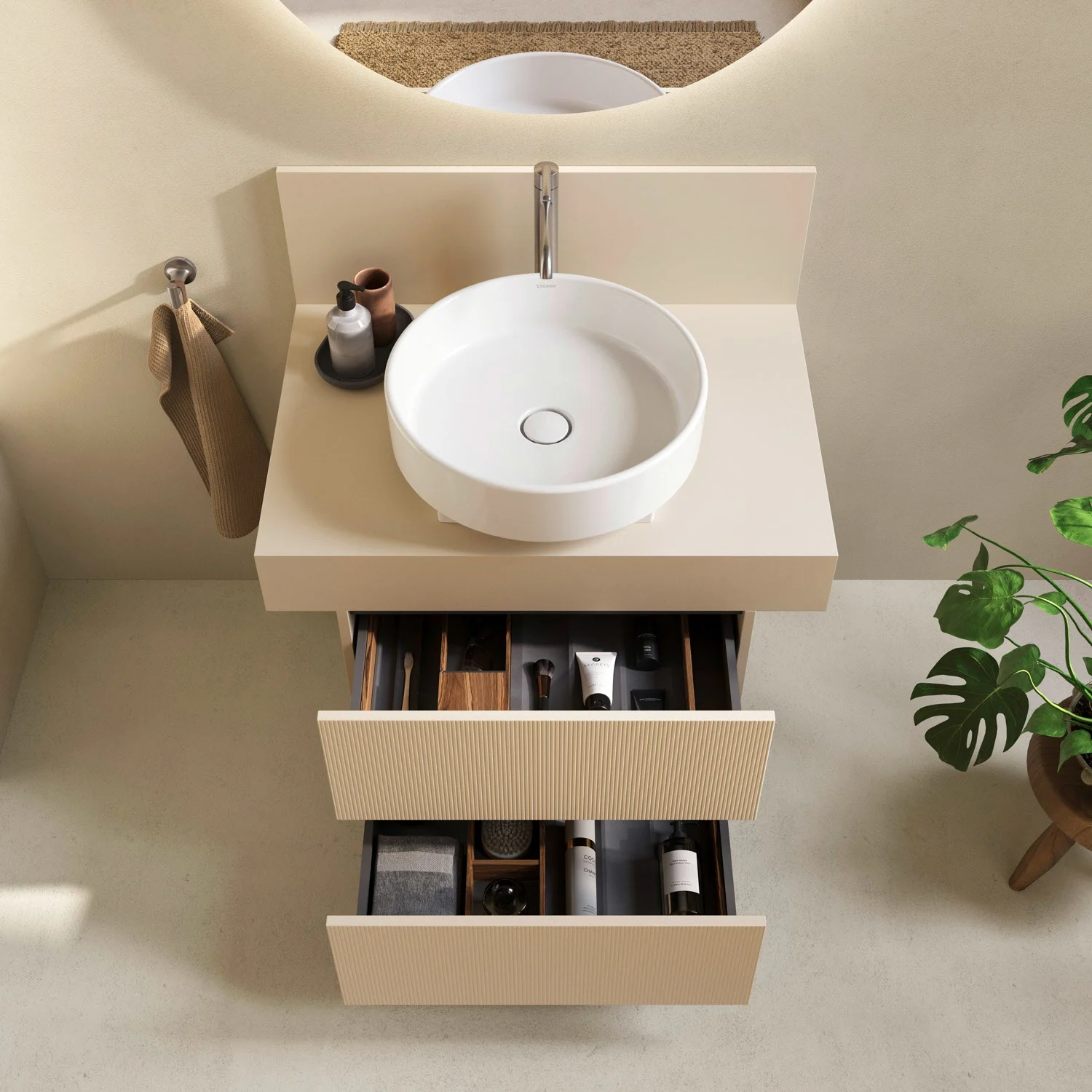 Duravit Balcoon Waschtischunterschrank mit Konsole 80 cm Bild 3