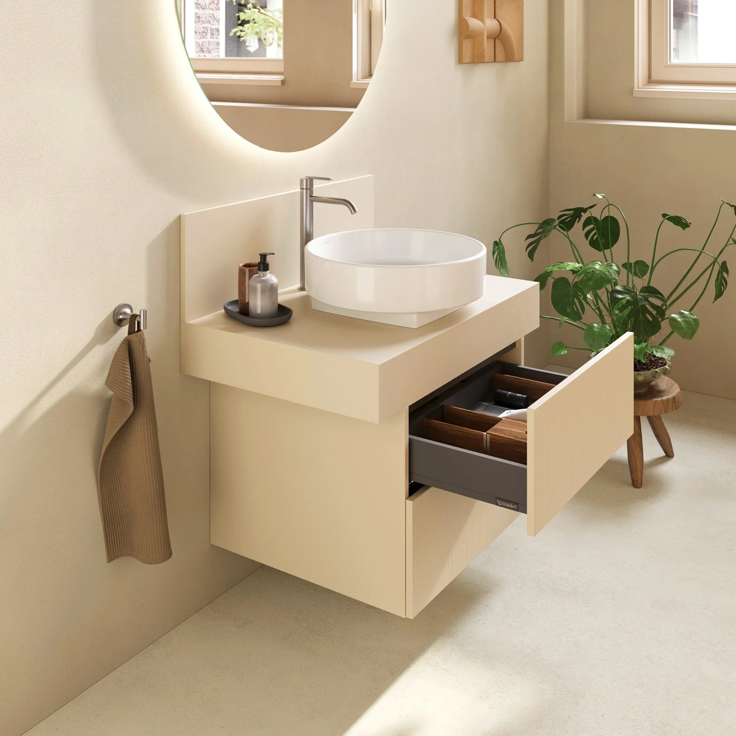 Duravit Balcoon Waschtischunterschrank mit Konsole 80 cm Bild 4