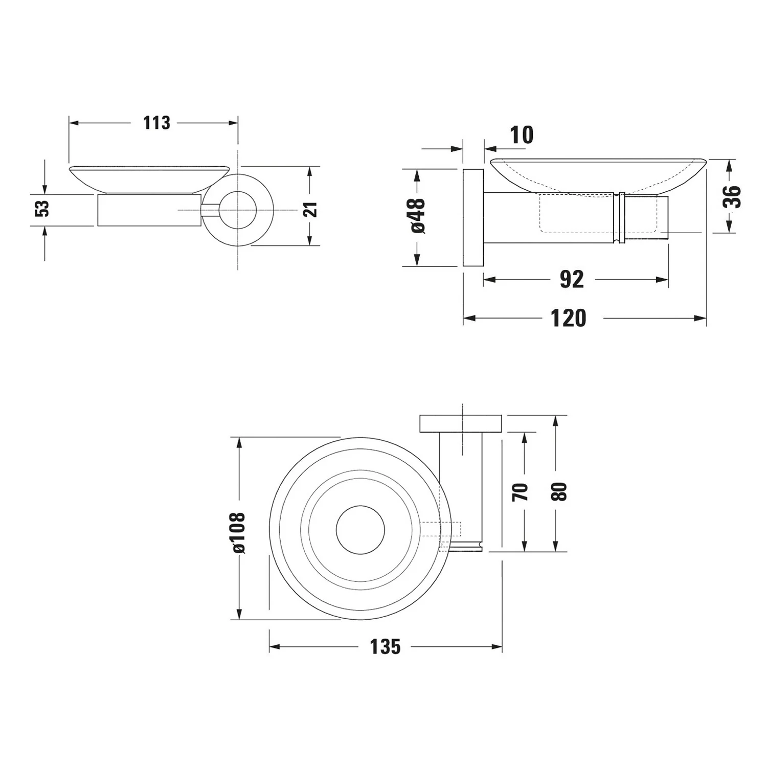Duravit D-Code Seifenschale links Bild 5
