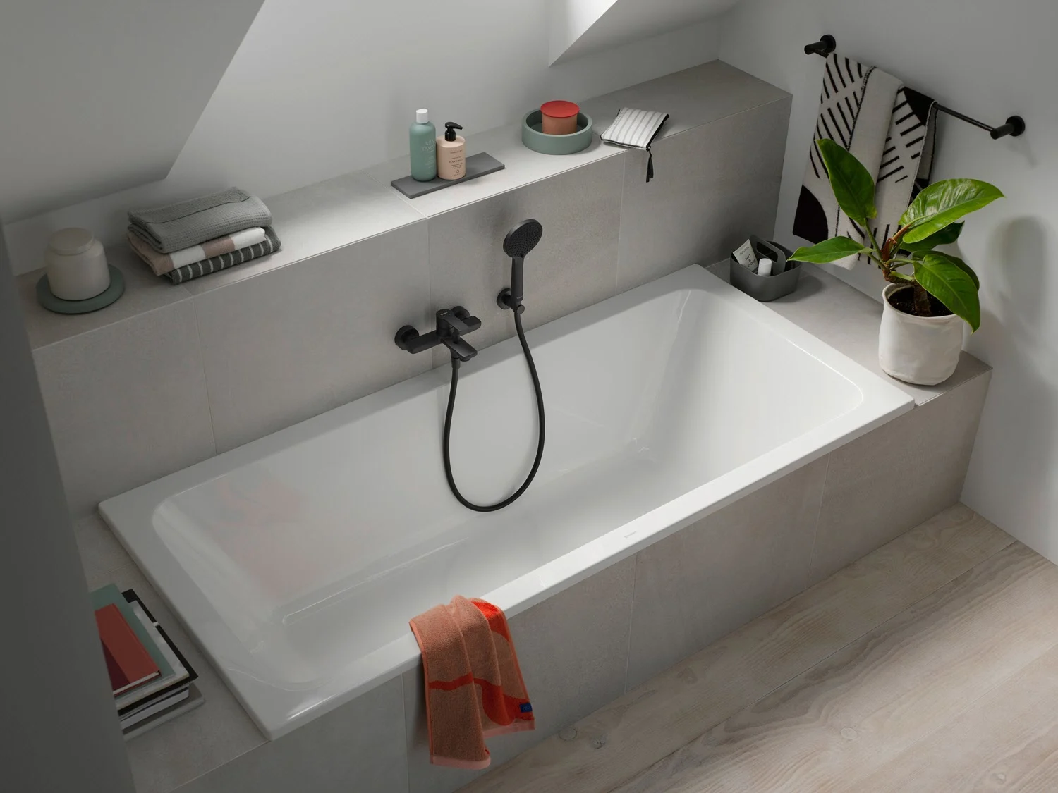 Duravit D-Code Einhebel-Wannenmischer Aufputz Bild 5