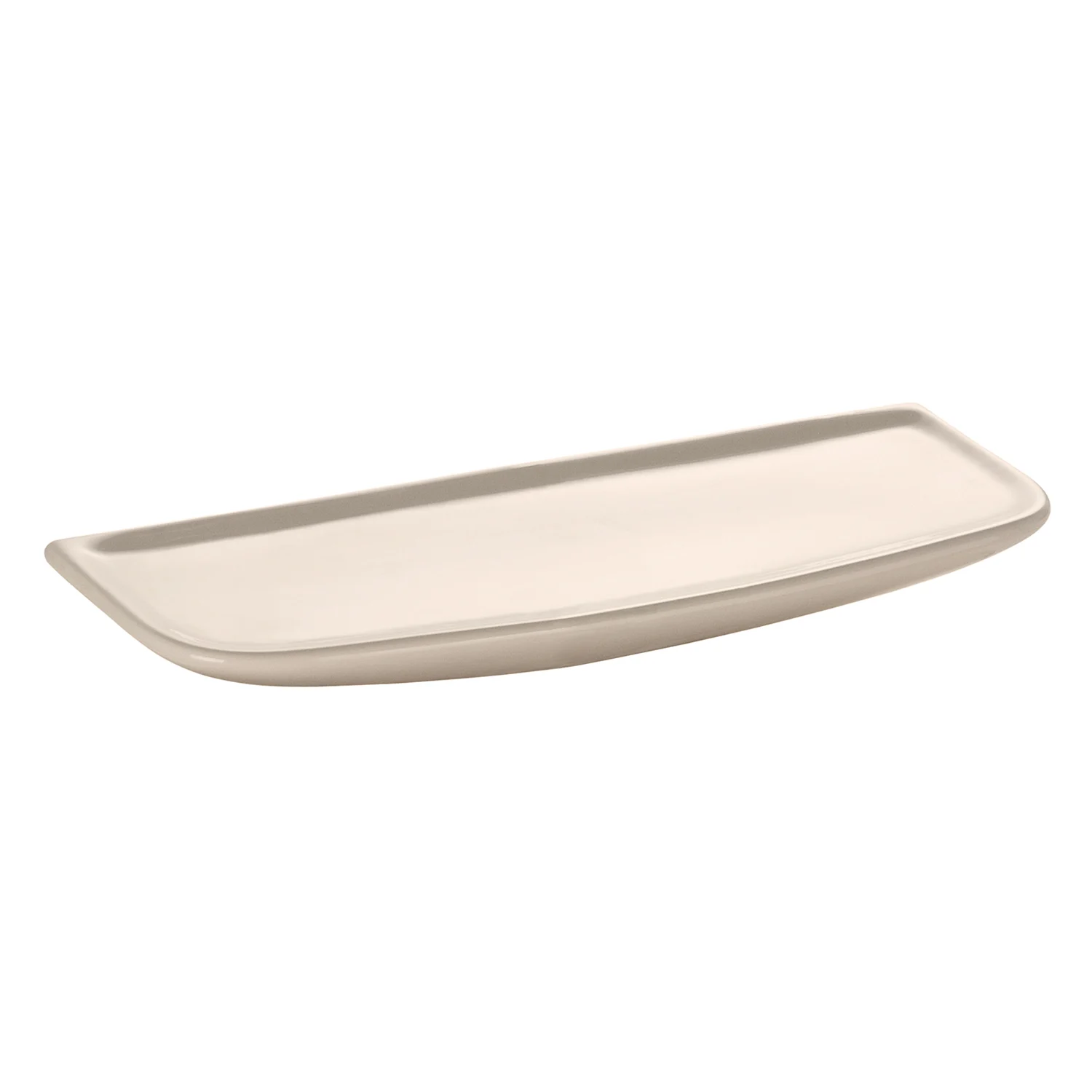 Biała półka 50 cm widok z boku, Duravit
