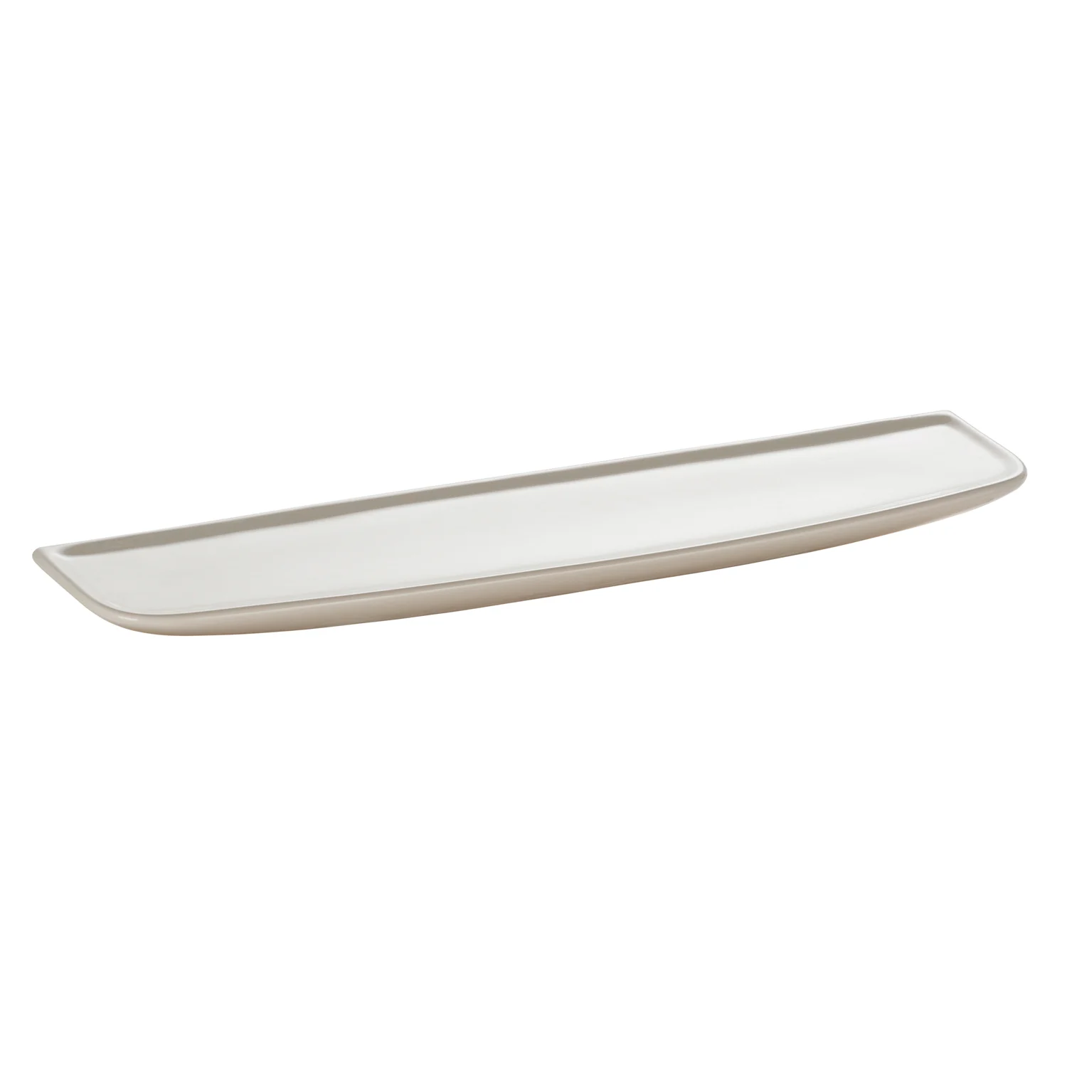 Biała półka 60 cm widok z boku, Duravit