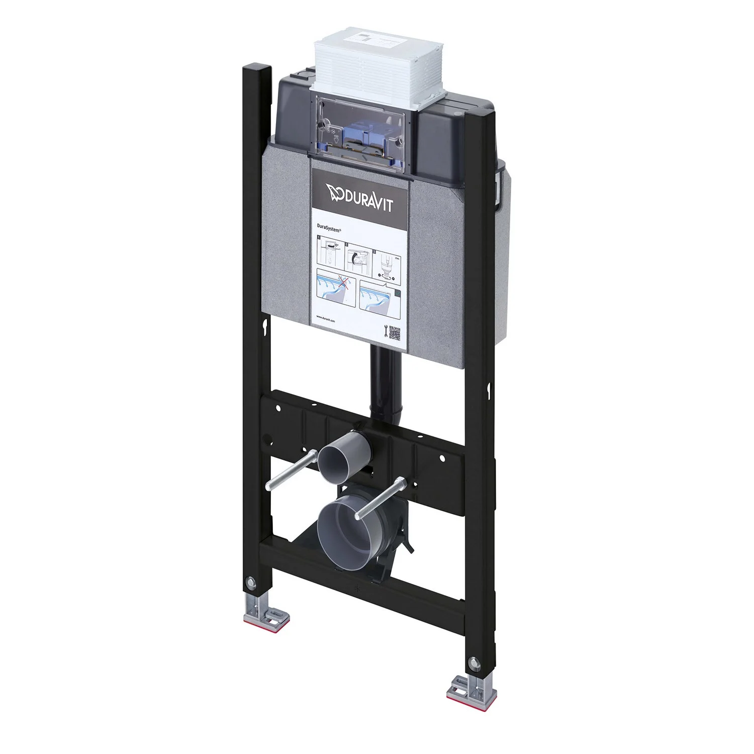 Duravit DuraSystem WC-Element, Basic 99 cm, pulverbeschichtet