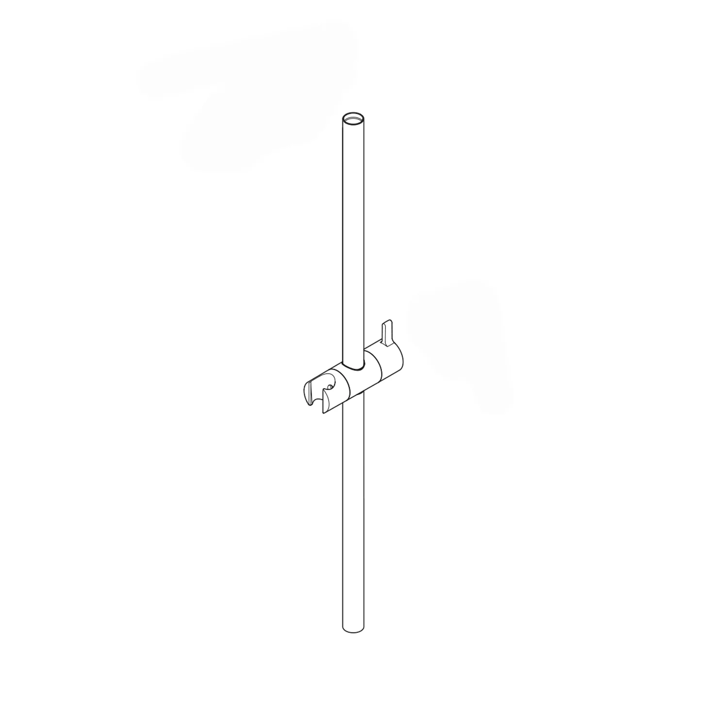 Rysunek techniczny suwaka prysznicowego, Duravit